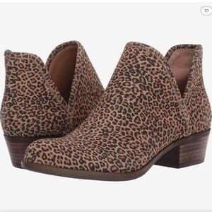 Lucky Leopard Baley Bootie Size 7.5